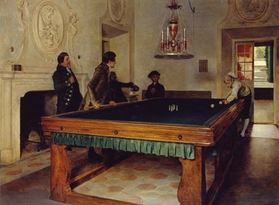 Juego de billar de Tito Lessi