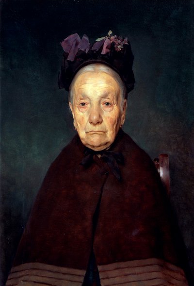 Retrato de anciana de Tito Lessi