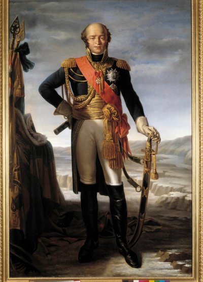 Retrato de cuerpo entero de Louis Nicolas d