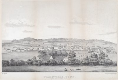 Plainville, Connecticut Desde el Suroeste de Titus H. Darrow