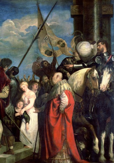 Ecce Homo, 1543 (detalle) de Tiziano Vecelli