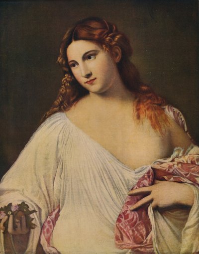 Flora, c.1515-1517, c.1915 de Tiziano Vecelli