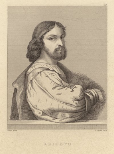 Ludovico Ariosto - Poeta italiano (1474-1533) de Tiziano Vecelli