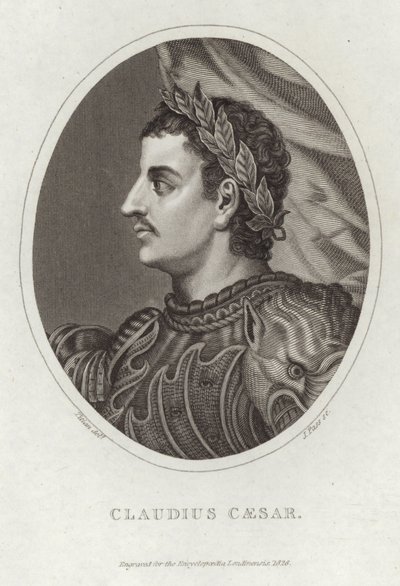 Retrato de Claudio César de Tiziano Vecelli