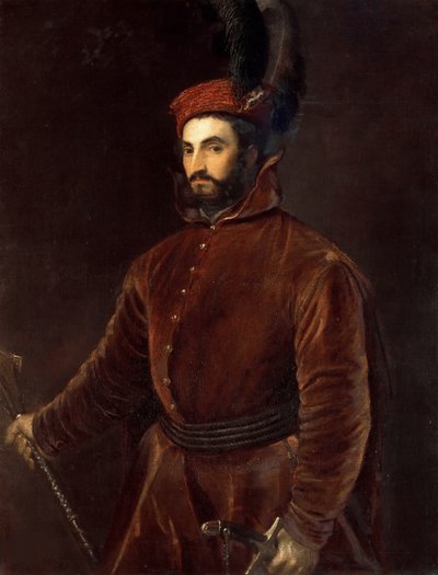 Retrato de Ippolito de Medici 1511-1535 de Tiziano Vecelli