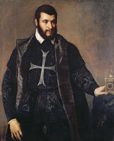 Retrato de un caballero de la Orden de Malta de Tiziano Vecelli