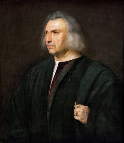 Retrato del médico Gian Giacomo Bartolotti da Parma de Tiziano Vecelli