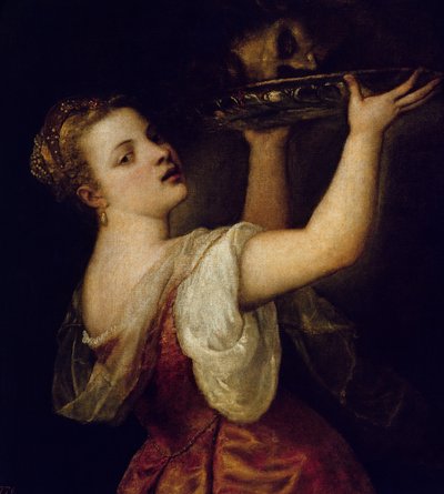 Salomé llevando la cabeza de San Juan Bautista de Tiziano Vecelli