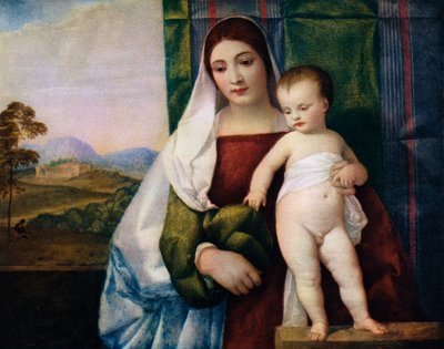 La Virgen Gitana, c1510, 1937 de Tiziano Vecelli
