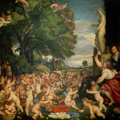La Adoración de Venus, 1519 de Tiziano Vecelli