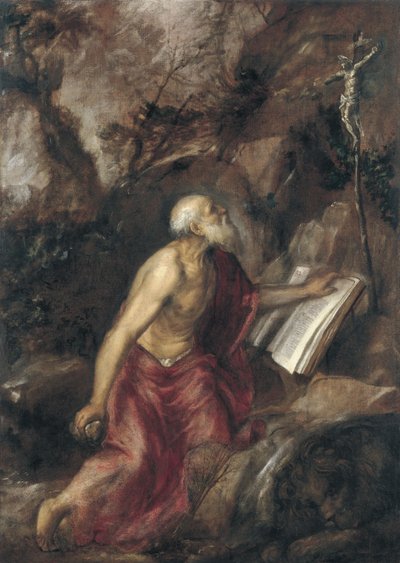 El penitente San Jerónimo de Tiziano Vecelli