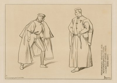 Personajes venecianos de Tiziano Vecelli