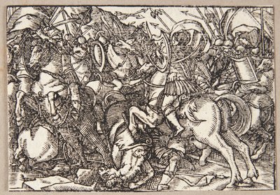 M. Decio lidera a los romanos en la batalla contra los latinos de Tobias Stimmer