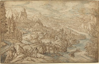 Paisaje fluvial de Tobias Verhaecht