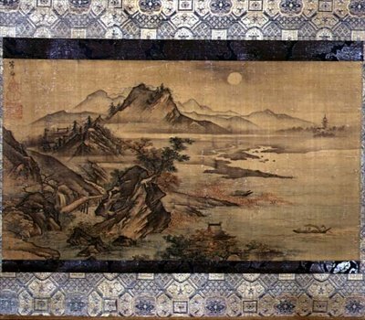 Paisaje japonés de Toeki Unkoku