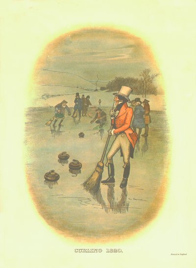 Curling, 1820 de Tom Browne