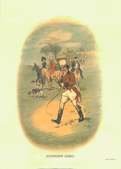Caza, 1820, c1910 de Tom Browne