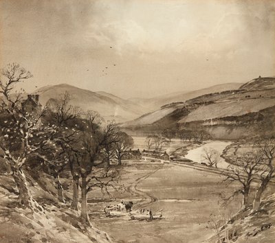El Valle de Ettrick Cerca de Selkirk de Tom Scott