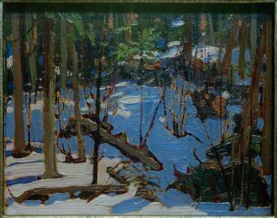 Invierno en el bosque de Tom Thomson