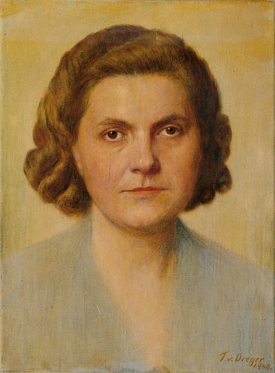 retrato de una dama de Tom von Dreger