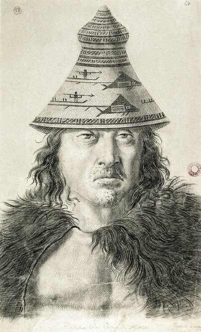 Tlupanamabu, cacique de la isla Nutka (isla Nootka) de Tomas Suria