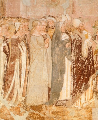 Partida de Roma (detalle de Historias de Santa Úrsula) de Tomaso da (late 15th century) Modena