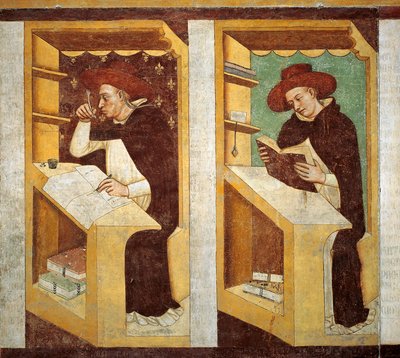 Monjes dominicos (detalle) de Tomaso da (late 15th century) Modena