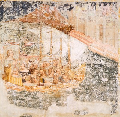 Navegando hacia Roma (detalle) de Tomaso da (late 15th century) Modena