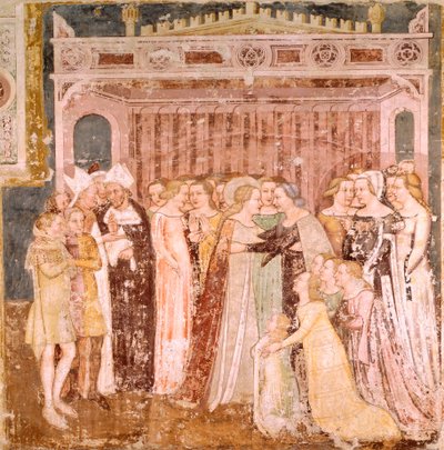 La despedida (detalle) de Tomaso da (late 15th century) Modena