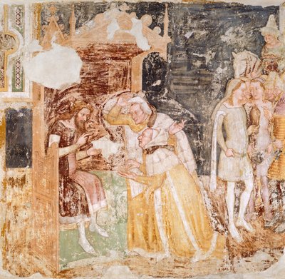 El envío de embajadores del Rey de Inglaterra (detalle) de Tomaso da (late 15th century) Modena