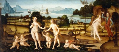Venus y Adonis de Tommaso Aldrovandini