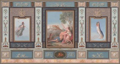 Decoraciones murales elaboradas con Venus y Adonis de Tommaso Bigatti