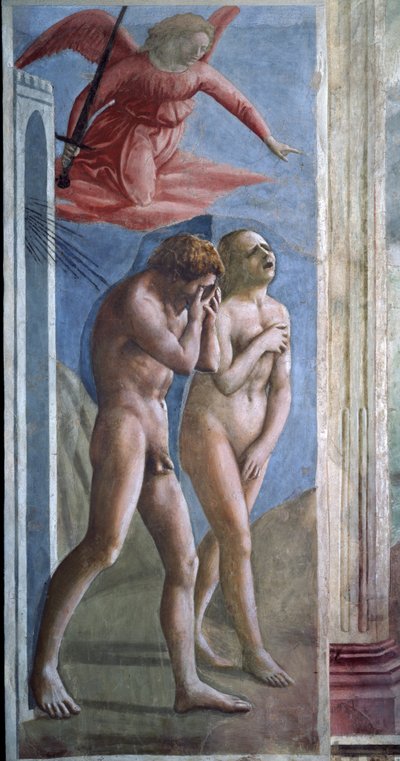 Adán y Eva expulsados del Paraíso de Tommaso Masaccio