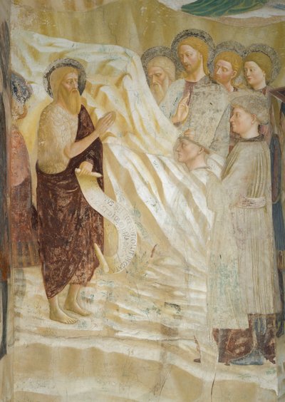 Ciclo vital de San Juan Bautista: La predicación de San Juan Bautista de Tommaso Masolino da Panicale