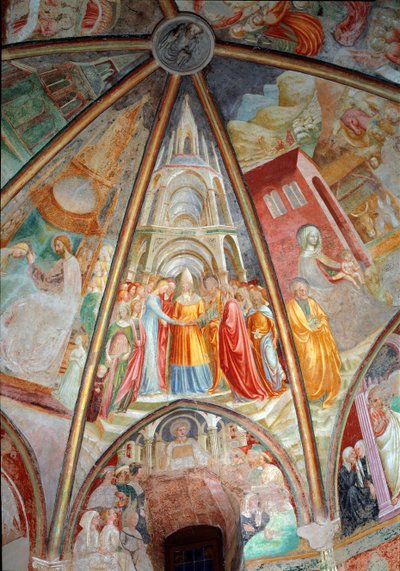 Vida de la Virgen: el matrimonio de Tommaso Masolino da Panicale