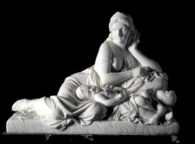 Medea pensando en matar a sus hijos de Tommaso Solari