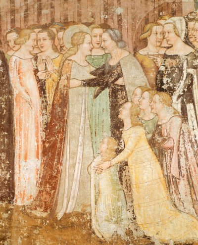 Despedida (detalle) de Historias de Santa Úrsula de Tommaso da Modena