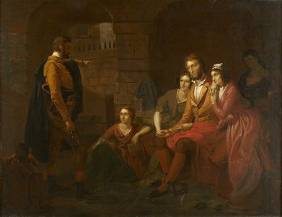 Lafayette en prisión en Olmütz, 1850 de Tompkins Harrison Matteson