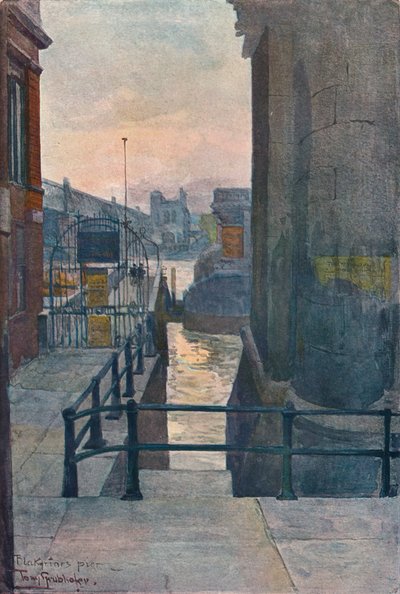Muelle de Blackfriars, c1901 de Tony Grubhofer