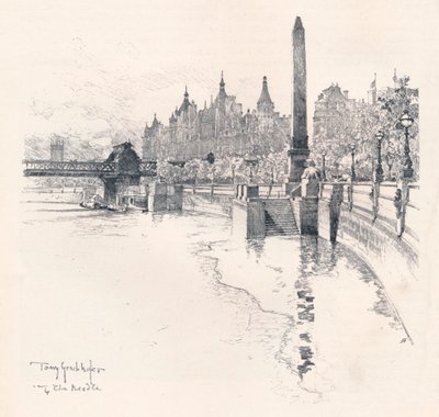 La aguja, c1902 de Tony Grubhofer
