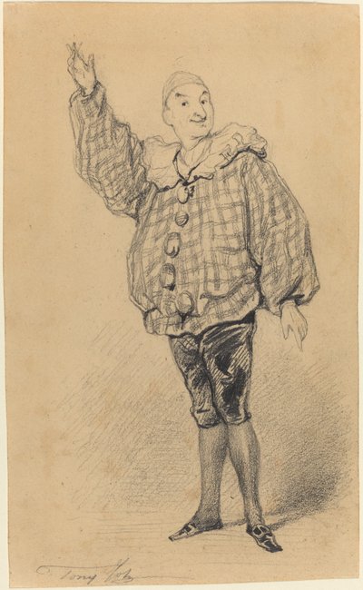 Lepeintre Ainé en el Papel de Paillasse de Tony Johannot
