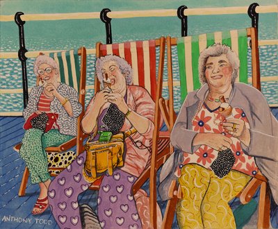 Ice Cream Ladies (pintura) de Tony Todd