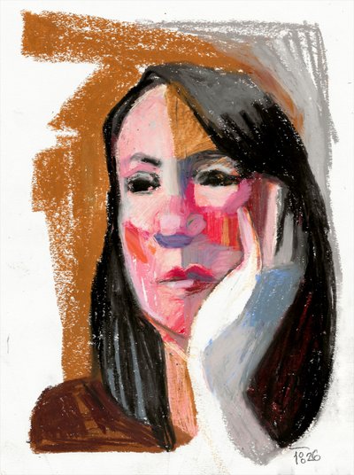Retrato melancólico y colorido de Tore Bahnson