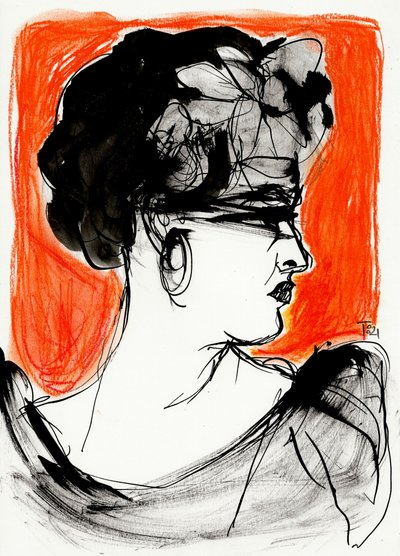 Perfil de una mujer enigmática de Tore Bahnson