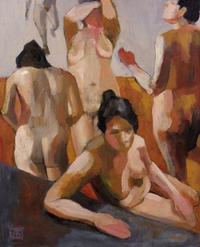 Figuras de desnudos modernos de Tore Bahnson