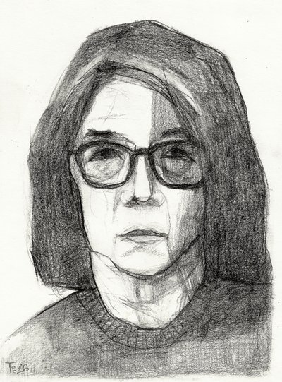 Retrato de una mujer pensativa de Tore Bahnson
