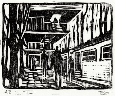 Pasaje del metro urbano de Tore Bahnson