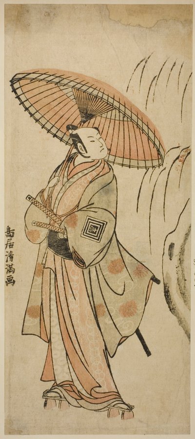 El actor Ichikawa Komazo II de Torii Kiyomitsu I