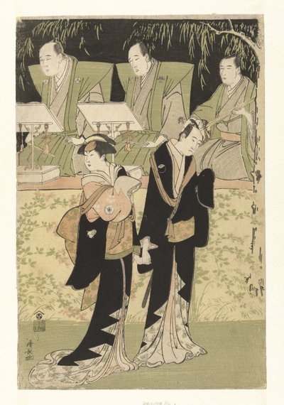 A c tae rs Sawamura Soju ro Good garden Celebration Banpaku I V Autism Garden Koharu de Torii Kiyonaga