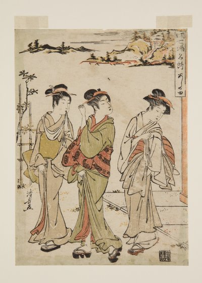 Ashinoyu de Torii Kiyonaga